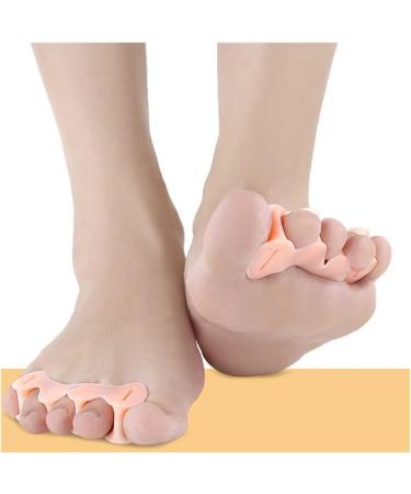 ANIPOL Silicone Toe Caps - 1 Pair, Three-Hole Design for Hallux Valgus, Corrector Pedicure Toe Separator - White - Buy Online on GoSupps.com