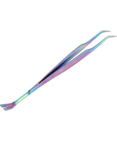 Pet Tweezers Stainless Steel Coated Remover Tool 2 in 1 for Dogs Cats - Buy Online on GoSupps.com