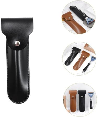 Lalafina Reiserasierer - 5-Piece Vintage Leather Razor Set for Hairdressers | Handmade Protection for Outdoor Use | Safe & Durable | 16.5x4.2cm | Buy Now! - Buy Online on GoSupps.com