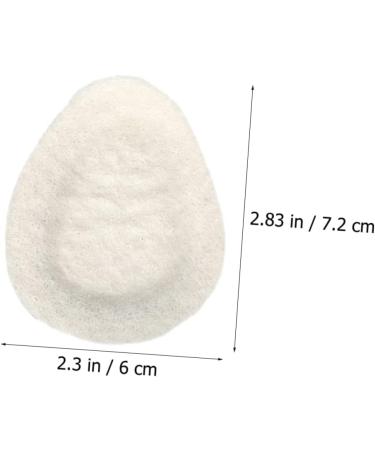 NOLITOY High Heel Cushion Pads - 4 Pairs Breathable Felt Foot Pads & Forefoot Insoles for Ultimate Comfort - Soft White High Heel Inserts - Buy Online on GoSupps.com
