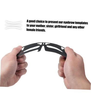 Amosfun Eyebrow Design Eyebrow Card Makeup Kits Guide Measuring Tool Reusable Eyebrow Stencil Supplies - Buy Online on GoSupps.com