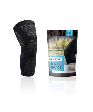 Reliable Knee Brace Knee Compression Sleeve for knee pain for Men & Women Exercise with Knee Protection Pressurized Knee Support for Running Weightlifting Basketball Gym Sports (Large)