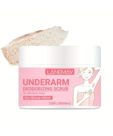 Exfoliating cream for armpits, body, feet and body, for body, armpits, knees, legs and inner thigh