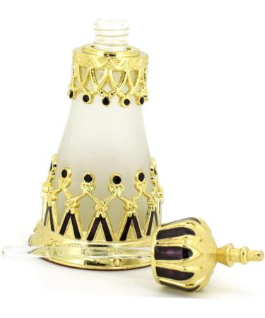 Healeved Essential Oil Bottle Crown Perfume Bottle Empty Essential Oil Container Empty Perfume Container Portable Perfume Bottle Refillable Bottle Glass Sample Bottle Glass Perfume Bottle - Buy Online on GoSupps.com