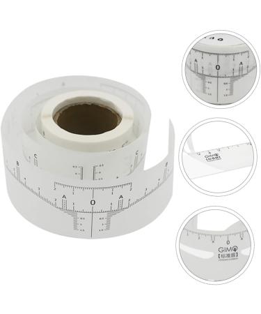 Beatifufu 1 Roll Disposable Ruler Adhesive Microblading Ruler Reusable Eyebrow Ruler White Paper - Buy Online on GoSupps.com