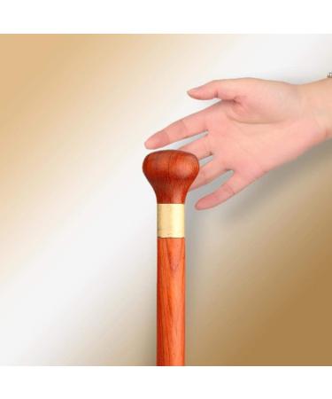 Crutch Solid Wooden Walking Stick Canes Elderly Men Cane -Affordable Gift for Your Loved One 86cm powerfully - Buy Online on GoSupps.com