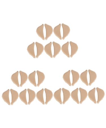 FRCOLOR 15 Pairs Half Insoles Women Toe Filler Inserts Womens Athletic Sneakers Sponge Heel Filler Insoles Fillers House Shoes for Women Big Toe Plug Man Sneakers Women's Soft Desk Rack