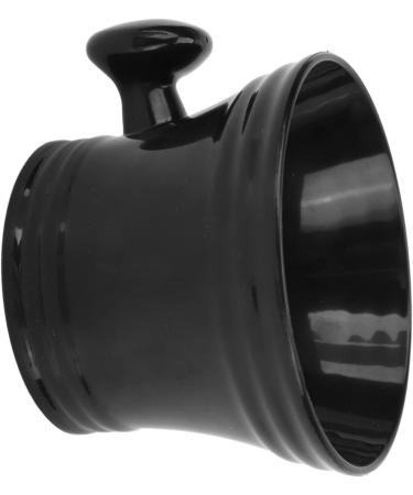Fyearfly Shaving Soap Dish | Multipurpose Shaving Soap Bowl for Barbershop Home & Travel - Elegant Black Design - Buy Online on GoSupps.com