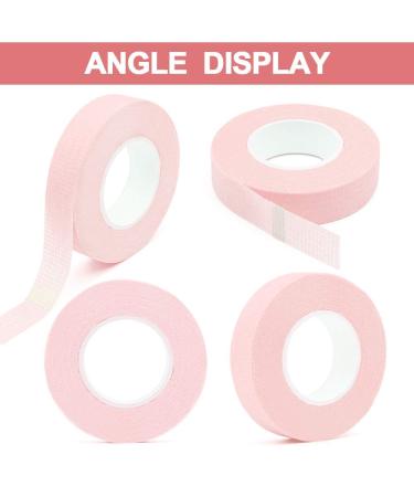 Lorvain Eyelash Tape Green Pink - 6 Rolls Micropore Fabric Adhesive for Eyelash Extensions, 1/2'' x 10 Yards, Breathable - Pack of 1 - Buy Online on GoSupps.com