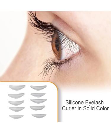 dijiusidy 5 Pairs Lash Curlers Lashes Lift Silicone Eyelash Tool Convenient Household Eyes Hair Brush Styling Cosmetic Tools Transparent - Buy Online on GoSupps.com