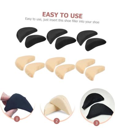 Buy FOMIYES 12 Pairs Sponge Toe Plug Shoe Fillers - Heel Lifts & Forefoot Pads for Men & Women - Comfort Inserts for Casual Shoes - Buy Online on GoSupps.com