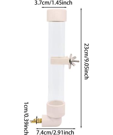 130ml Bird Water Dispenser | Automatic Hanging Feeder for Parrots Budgies & Lovebirds | Portable Drink Bottle for Birds - Buy Online on GoSupps.com