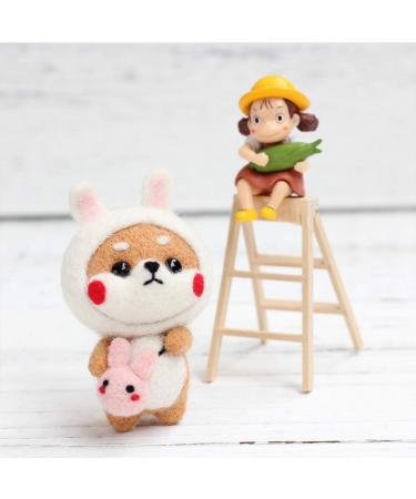 BAGERLA Needle Felting Kit - Complete Tools and Supplies for Beginners - DIY Animals Wool Felting Kit for Kids - White - Buy Online on GoSupps.com
