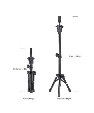 Buy Wig Stand & Cork Canvas Head - Mini Hairdressing Practice Head with 6 Fixed Needles - International Shipping - Buy Online on GoSupps.com
