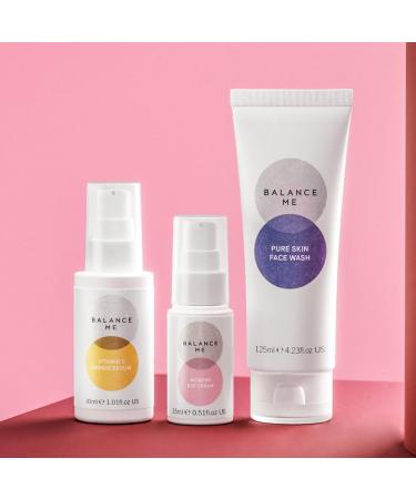 Balance Me Christmas Gift Set - Vitamin C Repair Serum, Face Wash, Eye Cream - Natural/Vegan Skin Care - Buy Online on GoSupps.com