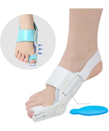 Alinzo Bunion Splint (2PCs) - Effective Bunion Corrector & Hallux Valgus Pain Relief Sleeve - Non-Surgical Hammer Toe Straightener (White) - Buy Online on GoSupps.com