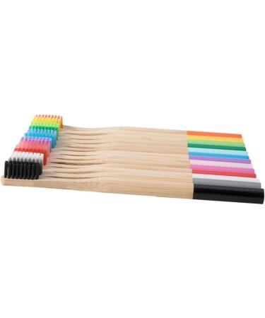 Buy FRCOLOR 8 Pcs Bamboo Toothbrush Set | Eco-Friendly Soft Bristle Toothbrush for Adults | Sustainable Wooden Tooth Brushes for Travel Order Internationally - Buy Online on GoSupps.com