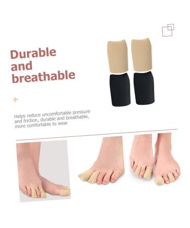 2 Pairs Gel Toe Sleeves & Protectors - Soft Cushions for Pinky Toes Corn Relief & Toe Spacers | International Shipping Available - Buy Online on GoSupps.com