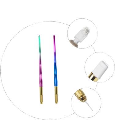 FOMIYES 2pcs Colorful Embroidery Pen Embroidered Eyebrow Pen Eyebrow Pencil Eyebrow Pen Needle Handmade Embroidered Pen Embroidered Tool Pen Eyebrow Pen - Buy Online on GoSupps.com