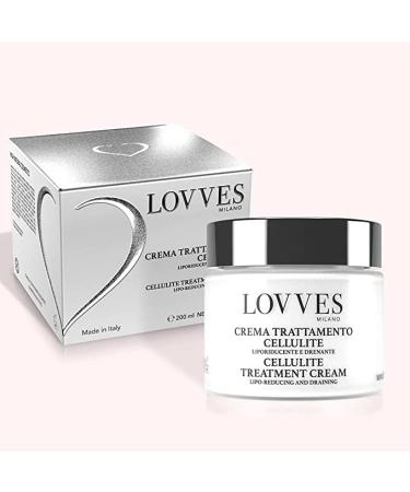 LOVVES AntiCellulite Cream High Natural Cosmetics LiporiReducing and Draining Stimulates Blood Circulation High Moisturizing Power Glass jar size 200 ml - Buy Online on GoSupps.com