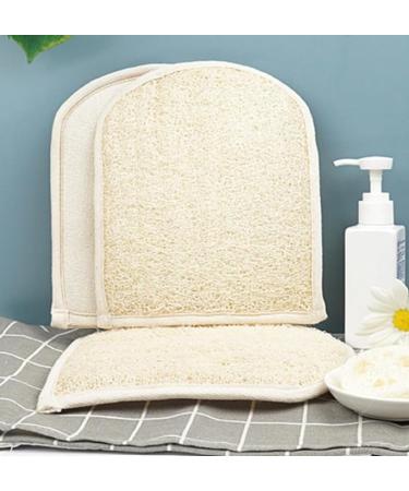 Organic Exfoliating Loofah Mitt Shower & Bath Body Scrubber Glove Natural & Rejuvenating Spa Experience - Buy Online on GoSupps.com