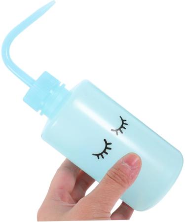 Beavorty Ergonomic Design 250ml Eyelash Washing Bottle Squeeze Function Easy for Cleaning Eyelashes and Watering Plants Blue - Buy Online on GoSupps.com