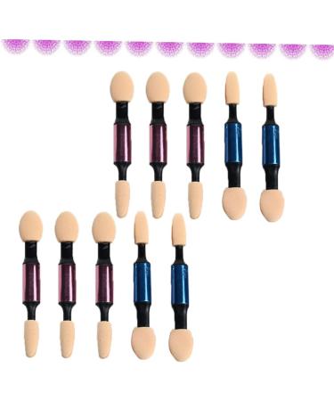 FOMIYES 10pcs Makeup Brush Blending Brush Eye Shadow Brush Double Head Eye Shadow Stick Miss - Buy Online on GoSupps.com