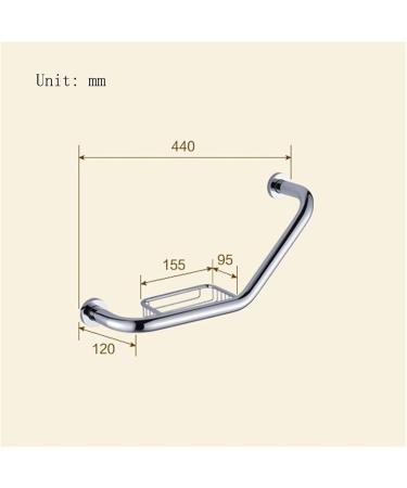 Grab Bar Bath Wall Attachment Handrails Rails Bathroom Grab Bars Safety Cupport Armrest Grab Bars Non-Slip Copper Safety Grab Bars Toilet Ha - Buy Online on GoSupps.com