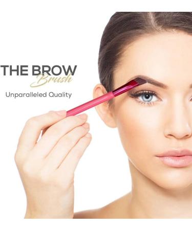 Multi-Function Eyebrow Brush Makeup Brushes Angled Thin Eyebrow Eyeliner Flat Fine Brush Small Shader Make Up Tools for Women Girls 1pcs Rose Gold - Buy Online on GoSupps.com