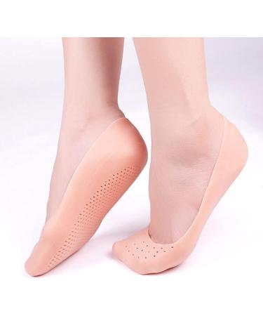 Lurrose Moisturizing Foot Care Socks 2 Pairs No Show Invisible Low Cut Boat Shoes Liner for Men & Women - 16.5x8.7 cm - Buy Online on GoSupps.com