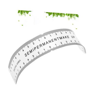 Healeved 4 Pcs Eyebrow Shaper Ruler Pen Brow Mapping Tool Eyebrow Shaping Tool Reusable Eyebrow Ruler Measure mediumx4pcs Blackx4pcs