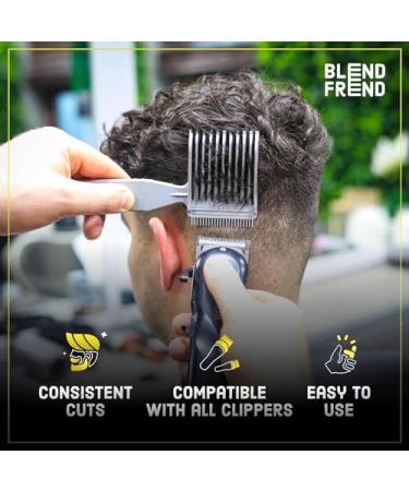 Blend for Original Quality Class 1 (3mm) Fading Comb - Hair Blending Made Easy at Home | Left-Hand Compatible - Pink - Buy Online on GoSupps.com