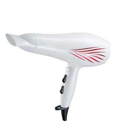 ADITAM 2000 Watt Compact Hair Dryer Dual Voltage Travel Hair Dryer Household Hair Dryer Hot and Cold Air Ion Hair Dryer/White Double The Comfort