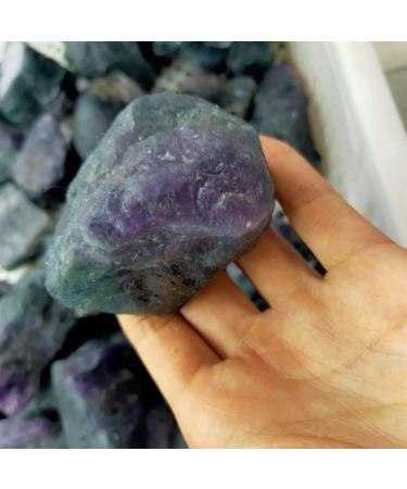 Natural Crystal Rough Crystal 1pcs Natural Green Fluorite Raw Stone Quartz Original Stones Natural Crystal Stones and Minerals Can be Used for (Size : 220-280g) - Buy Online on GoSupps.com