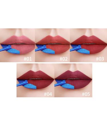 AKARY Peel Off Lip Stain Matte Lipstick - Long Lasting Waterproof Lip Tint for Women - Nonstick Cup Tear-off Lip Gloss - Buy Online on GoSupps.com