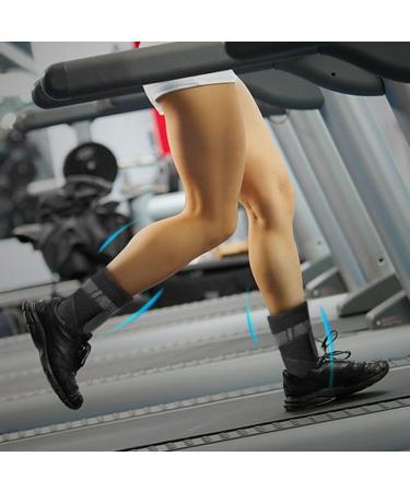 Adjustable Ankle Brace Sleeve - Athletic Support & Elastic Nylon Sportswear for Men | Shop Now - Buy Online on GoSupps.com