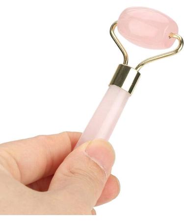 Jade & Rose Quartz Massage Roller - Facial & Body Skincare Tool for Relaxation & Firming | Slimming Crystal Roller - Buy Online on GoSupps.com