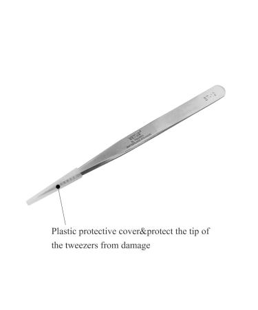 LASHVIEW Professional Eyelash Tweezers - Vetus ST12 Straight Pointed Stainless Steel for Precision Grafting & Extensions - Ideal for Lash Extensions & Stickers International Shipping Available - Buy Online on GoSupps.com