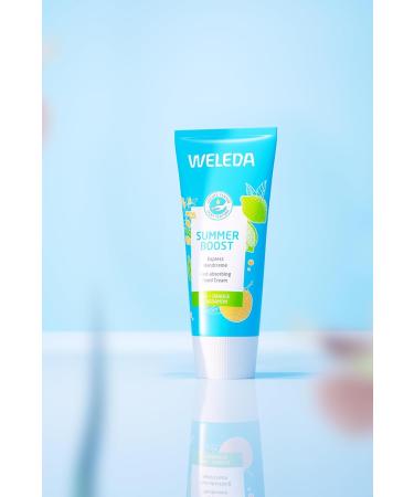 Weleda Bio Summer Boost Hand Cream - Limited Edition Natural Hand Care with Sesame Oil & Beeswax | Moisturizing Lotion with Citrus & Cardamom for Dry Hands (50ml) - Buy Online on GoSupps.com