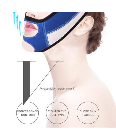 Face Slimming Cheek Mask - Lifting & Tightening Skin Bandage for Double Chin Removal | Facial Relaxation Strap Belt for Sleeping - Buy Online on GoSupps.com