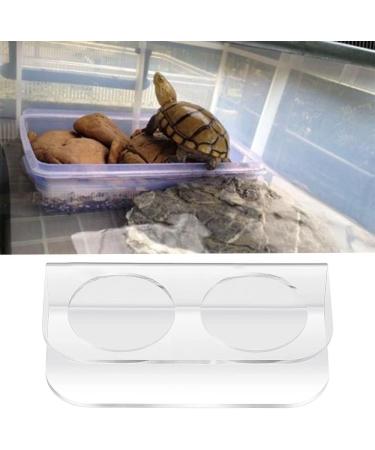 NA Reptile Feeding Ledge with 10 Pcs Water Food Bowl Feeding Dish Gecko Feeder Bowls for Bearded Dragon Turtles Guana Tortoises - Buy Online on GoSupps.com