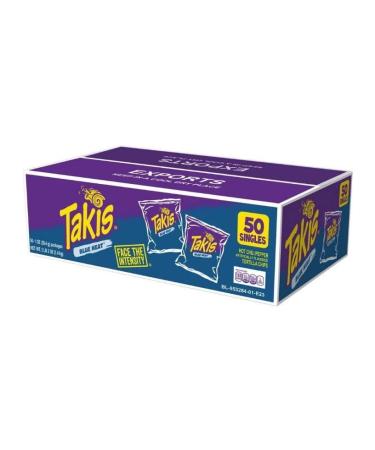 50 x 28 g – Takis Blue Heat Box – Spicy Lime and Blue Chili