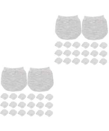 Beaupretty 20 Pairs Half Socks Ladies Heels High Heeled Sneakers for Women Block Heels for Women Flat Socks for Women Womens Socks Women Socks High Heels Cotton Women's Clothing Girl Child