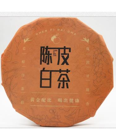 HELLOYOUNG 150g de th Pu'er blanc bio chinois aux corces de mandarine Techniques traditionnelles sans additifs ar me vieilli Th pu-erh Pu'er Tea