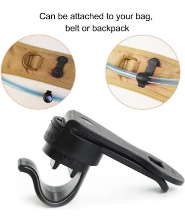 Dongker Magnetic Clip | Tactical Drinking System Bracket for Camping & Hiking | 3 Magnetic Tube Clips - Orange - Buy Online on GoSupps.com