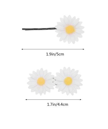 Buy Simulation Daisy Hair Clips & Bands for Women | 8 Hair Clips + 4 Hair Bands - Stylish Accessories for Girls - Buy Online on GoSupps.com