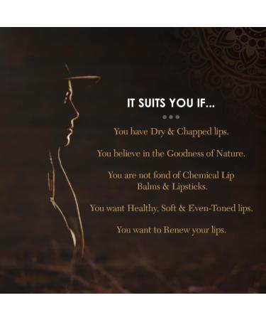 Kaumudi Handmade & Natural Lip Balm for Women & Men with Rose Damascena & Saffron Essential Oil (Kisss Lip) - Buy Online on GoSupps.com