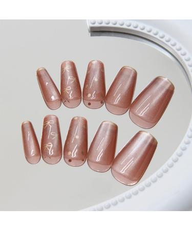 Ruarby Professional French Tip Press on Nail False Nails Full Cover Artificial Nails Tips Art Accessories for Fashion Women - Buy Online on GoSupps.com