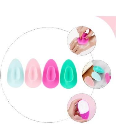 FRCOLOR 20 Pieces Beauty Cleaning Brush Silicone Face Washer Facial Cleansing Brush Tool for Washing Face Brush for Face Exfoliating Face Brush Cleansing Milk Miss - Buy Online on GoSupps.com