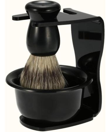 Buy Cabilock 2pcs Shaving Brush Holder & Stand Set - Black Shaving Brush & Razor Stand for Perfect Grooming - International Shipping Available - Buy Online on GoSupps.com